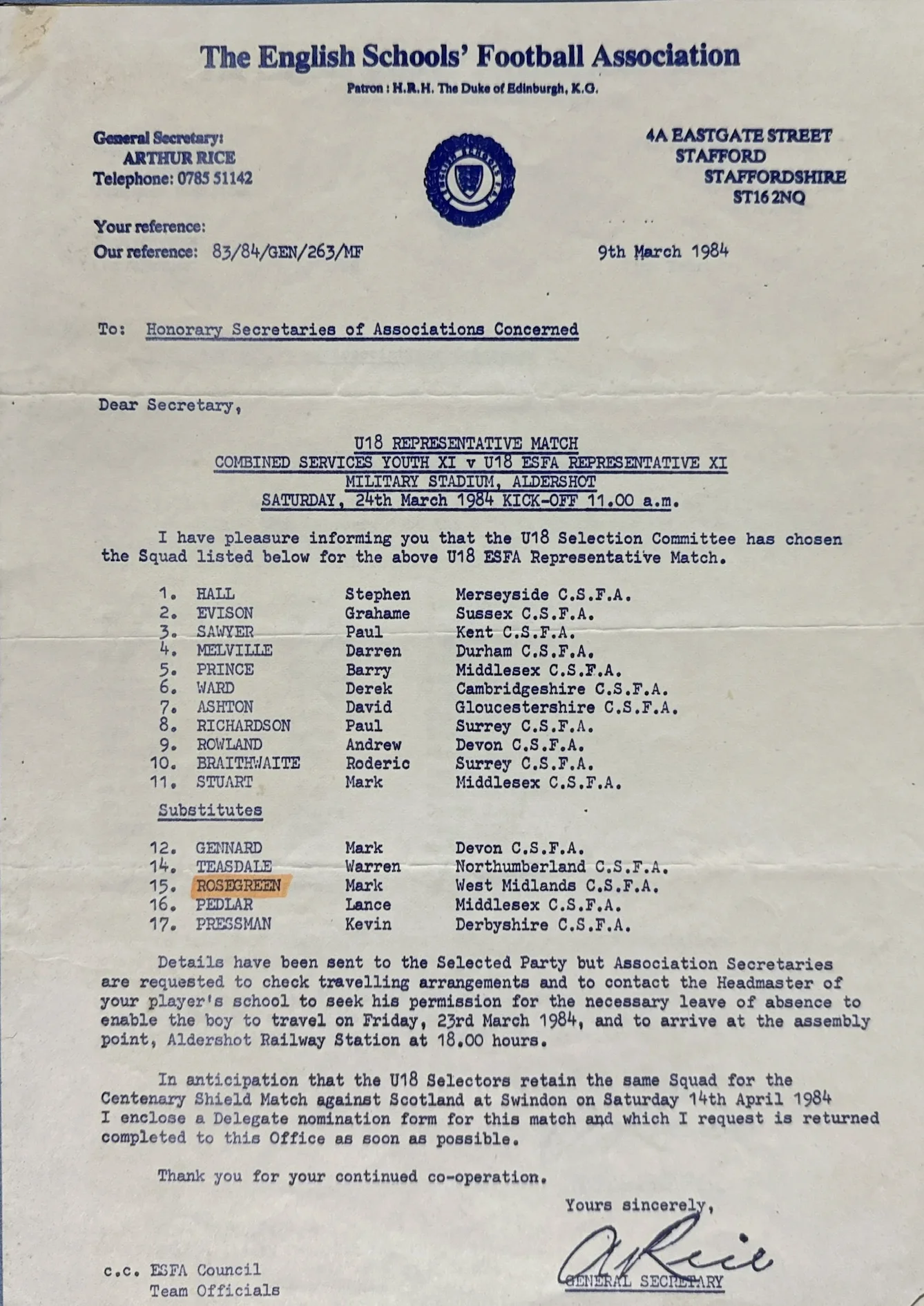 The English Schools' Football Association